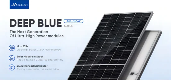 Ja Painel Solar 540W 545W 550W 555W Mbb Mono Perc Painéis Fotovoltaicos Jam72s30 530-550mr