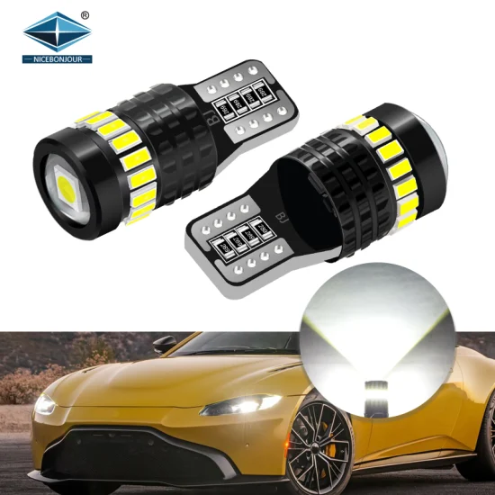 Super brilho 12V T10 3014SMD Lâmpada de porta de carro Lâmpadas LED Canbus 501 W5w 194 168 T10 LED