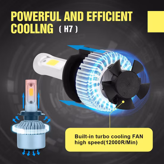S1 X3 C6 S2 H7 H13 Luz Automática LED com Farol LED para Carro 9006 9005 H1 H3 5202 e Kit Xenon 3000K H11 Lâmpada